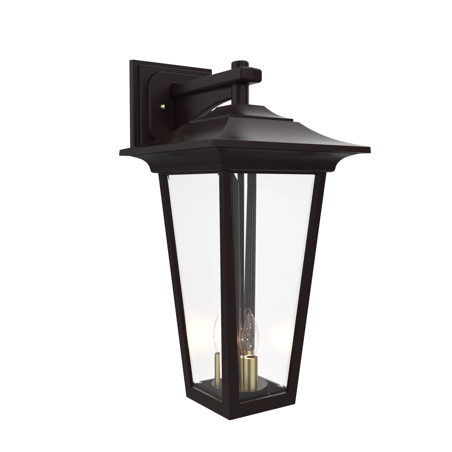 Orleans - Luminaire mural extérieur montage vers le bas fond ouvert format moyen - 22867