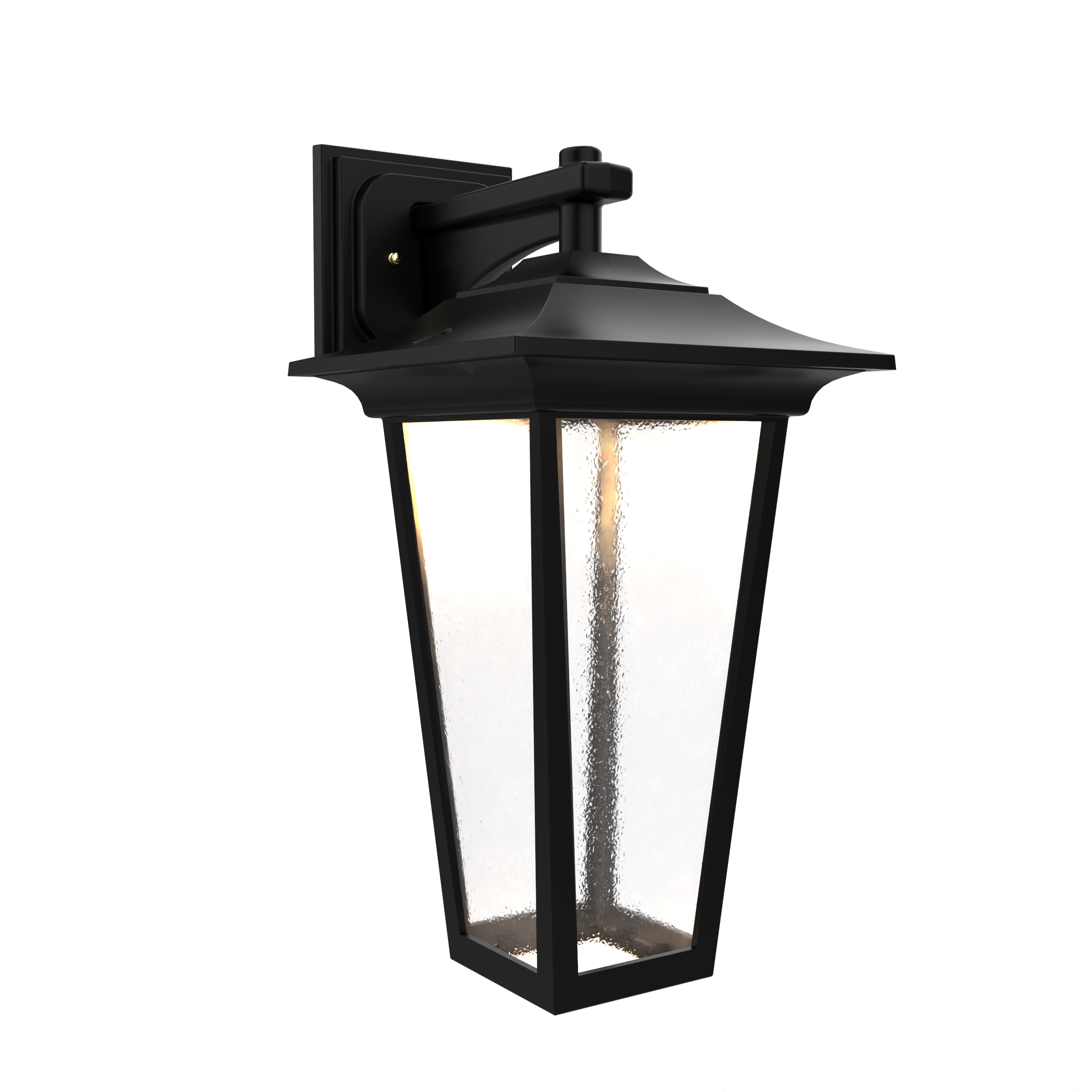 Orleans - Luminaire mural extérieur montage vers le bas fond ouvert format moyen - 22867