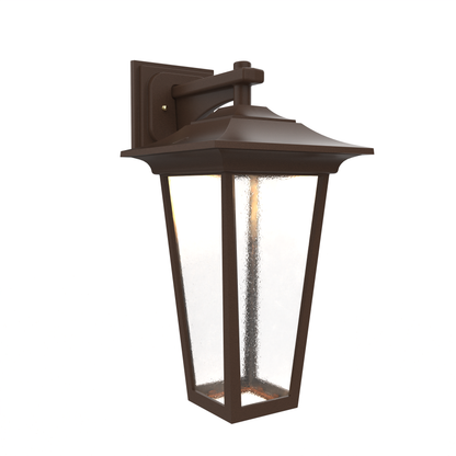 Orleans - Luminaire mural extérieur montage vers le bas fond ouvert format moyen - 22867