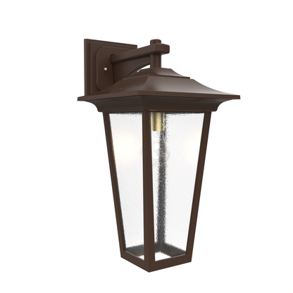 Orleans - Luminaire mural extérieur montage vers le bas fond ouvert format moyen - 22867