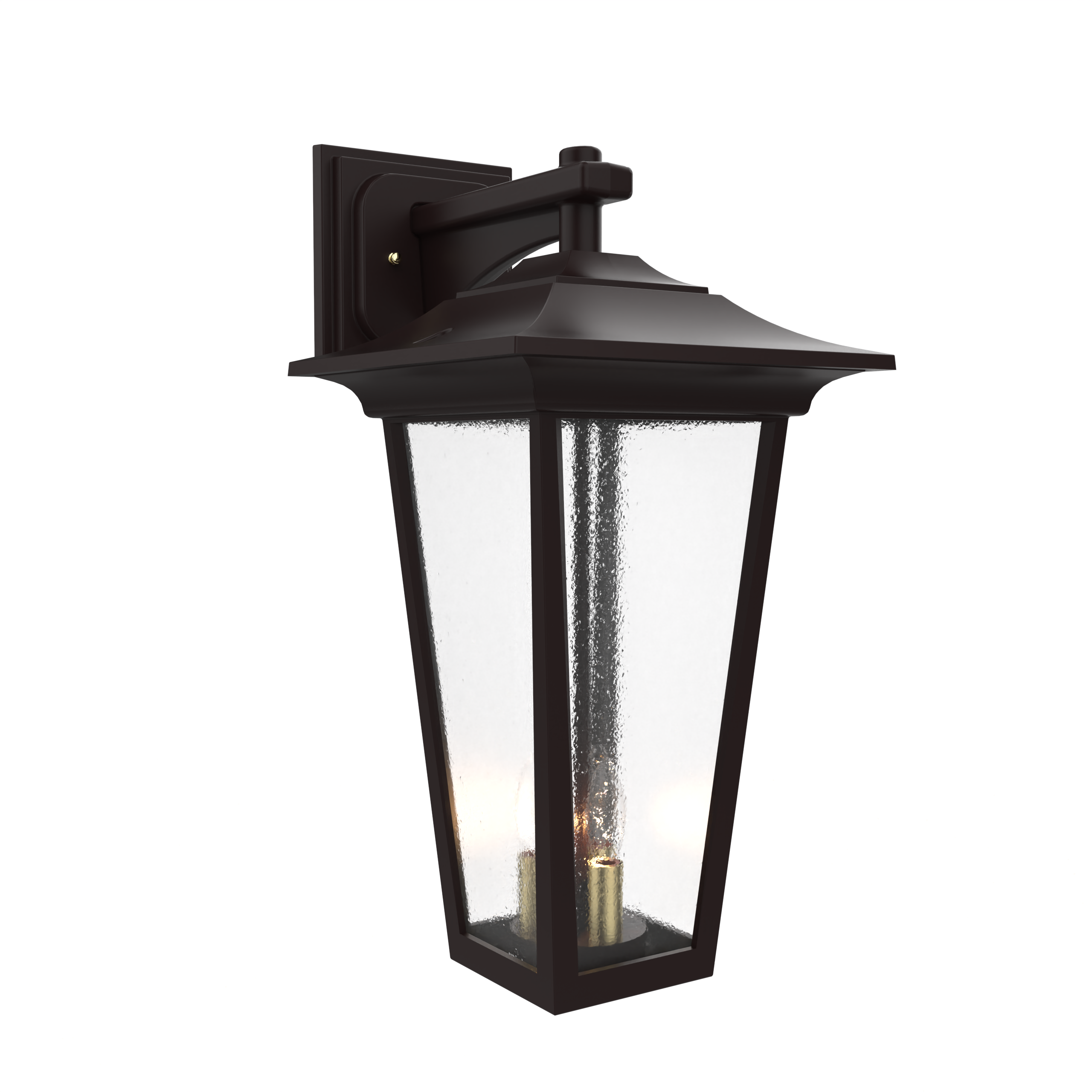 Orleans - Luminaire mural extérieur montage vers le bas fond ouvert format moyen - 22867