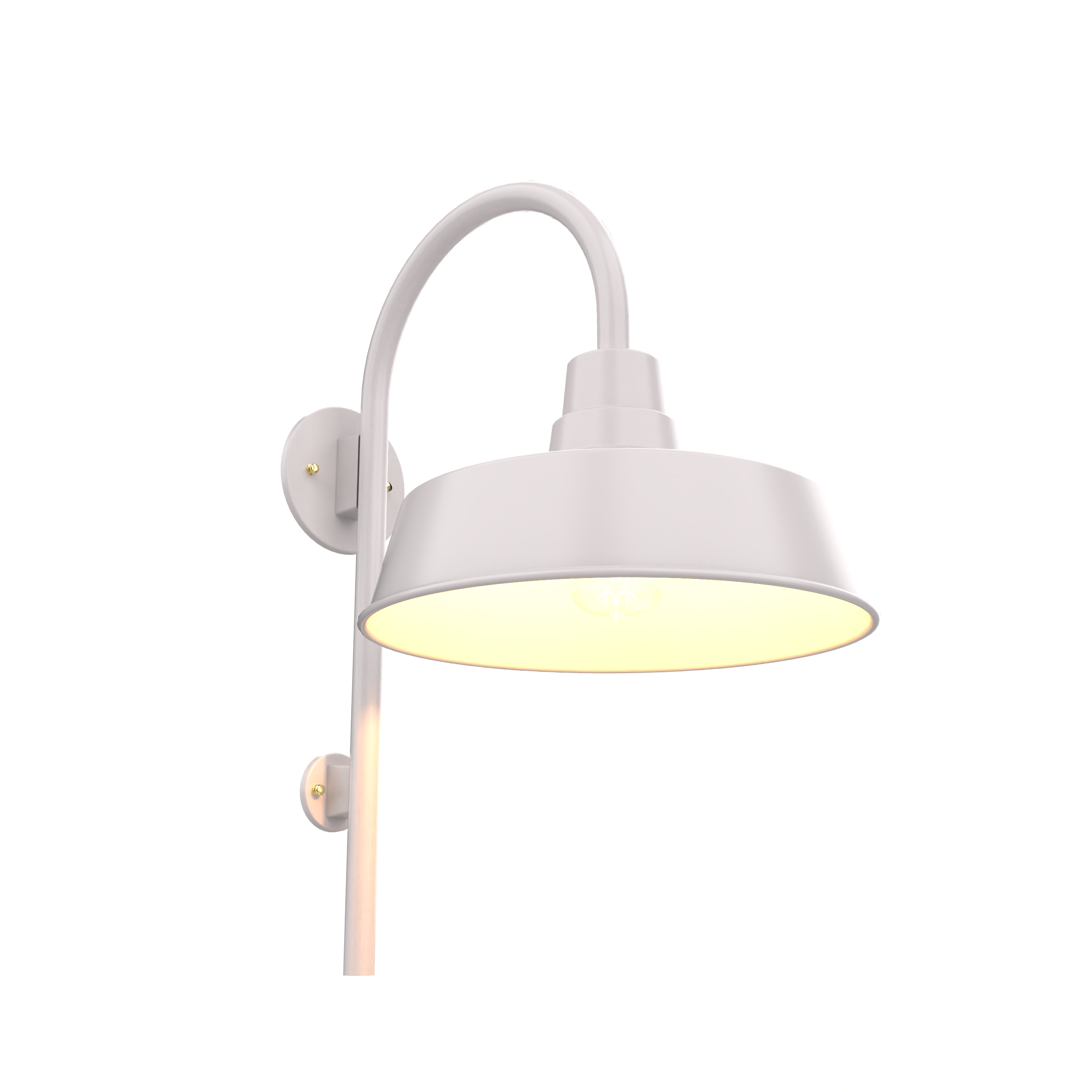 San Francisco - Luminaire mural extérieur montage vers le bas sur canne fond ouvert format moyen - 22999