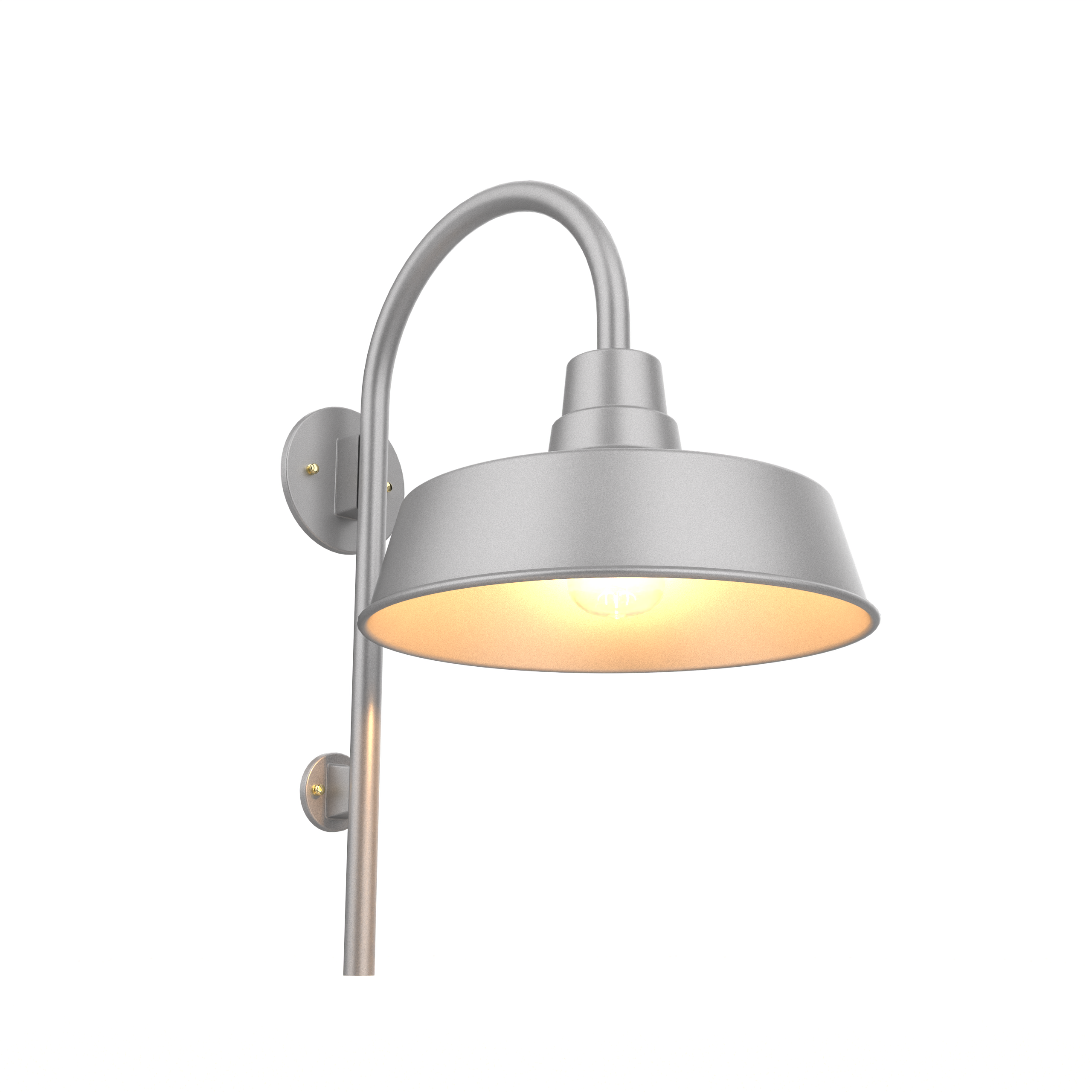 San Francisco - Luminaire mural extérieur montage vers le bas sur canne fond ouvert format moyen - 22999