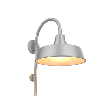 San Francisco - Luminaire mural extérieur montage vers le bas sur canne fond ouvert format moyen - 22999