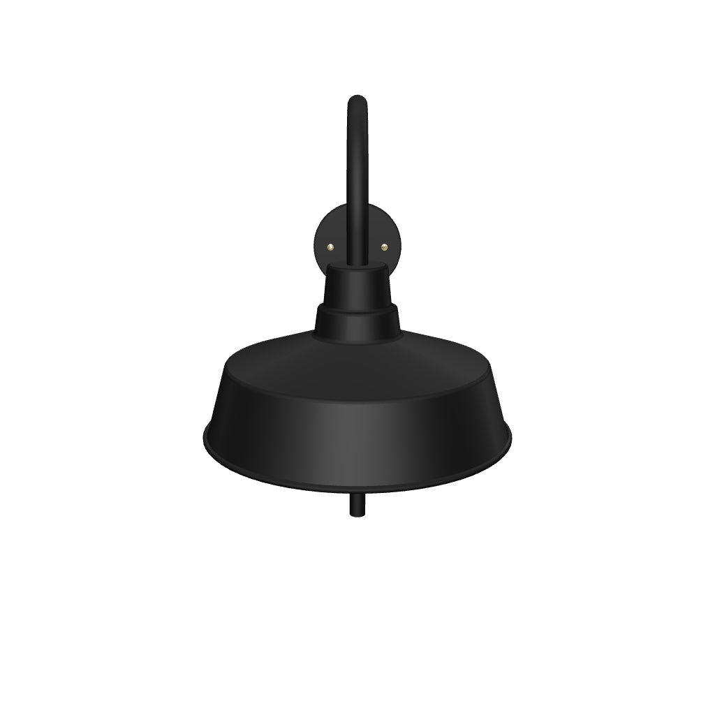 San Francisco - Luminaire mural extérieur montage vers le bas sur canne fond ouvert format moyen - 22999