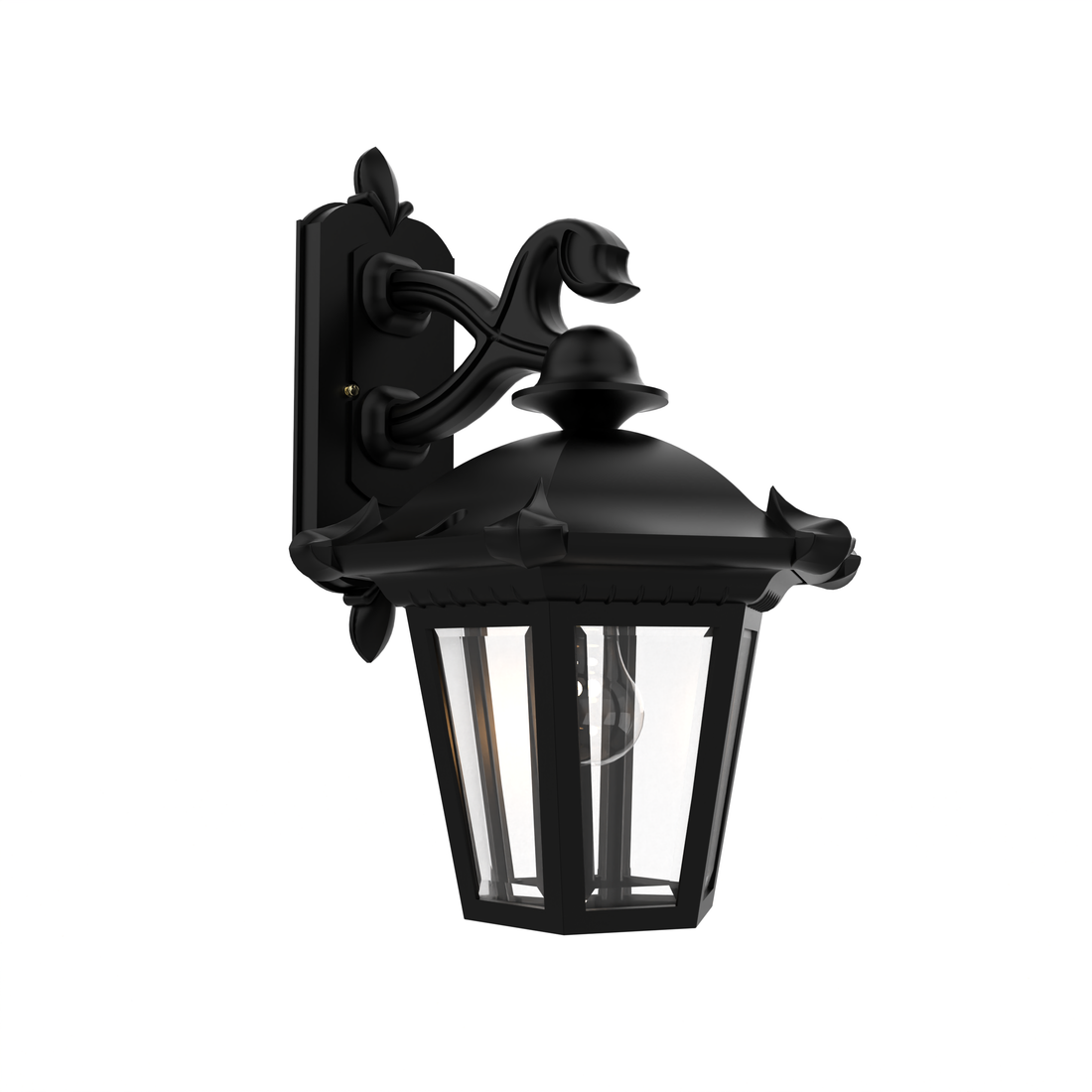 Montpellier - Luminaire mural extérieur montage vers le bas fond ouvert format moyen - 23311