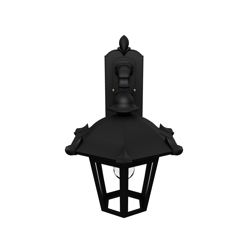 Montpellier - Luminaire mural extérieur montage vers le bas fond ouvert format moyen - 23311