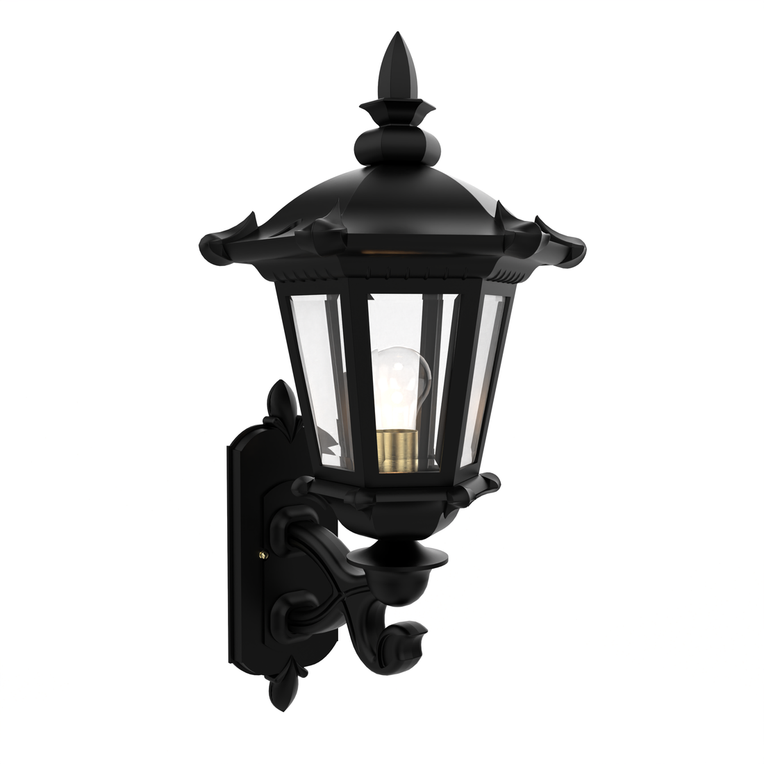 Montpellier - Luminaire mural extérieur montage vers le haut format moyen - 23314