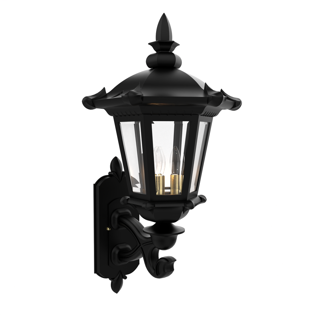 Montpellier - Luminaire mural extérieur montage vers le haut format moyen - 23314