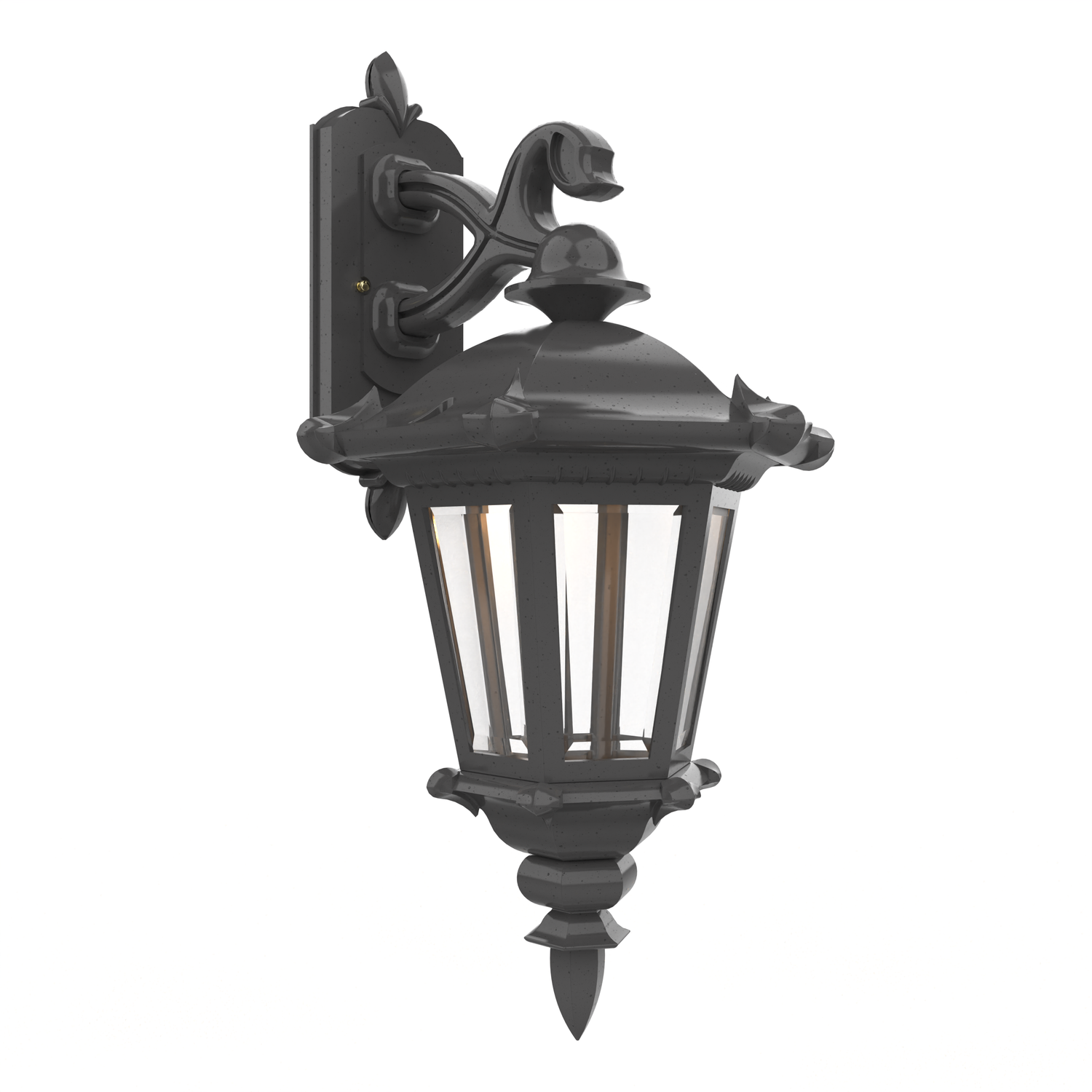 Montpellier - Luminaire mural extérieur montage vers le bas fond fermé format moyen - 23315