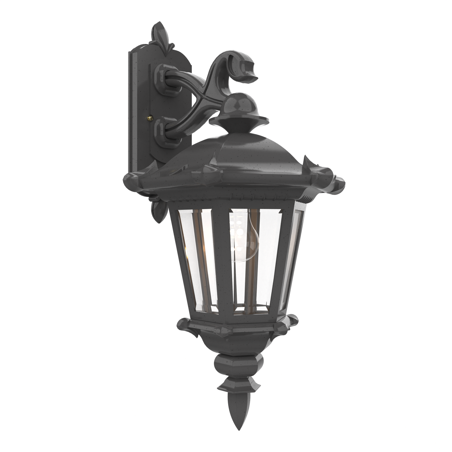 Montpellier - Luminaire mural extérieur montage vers le bas fond fermé format moyen - 23315