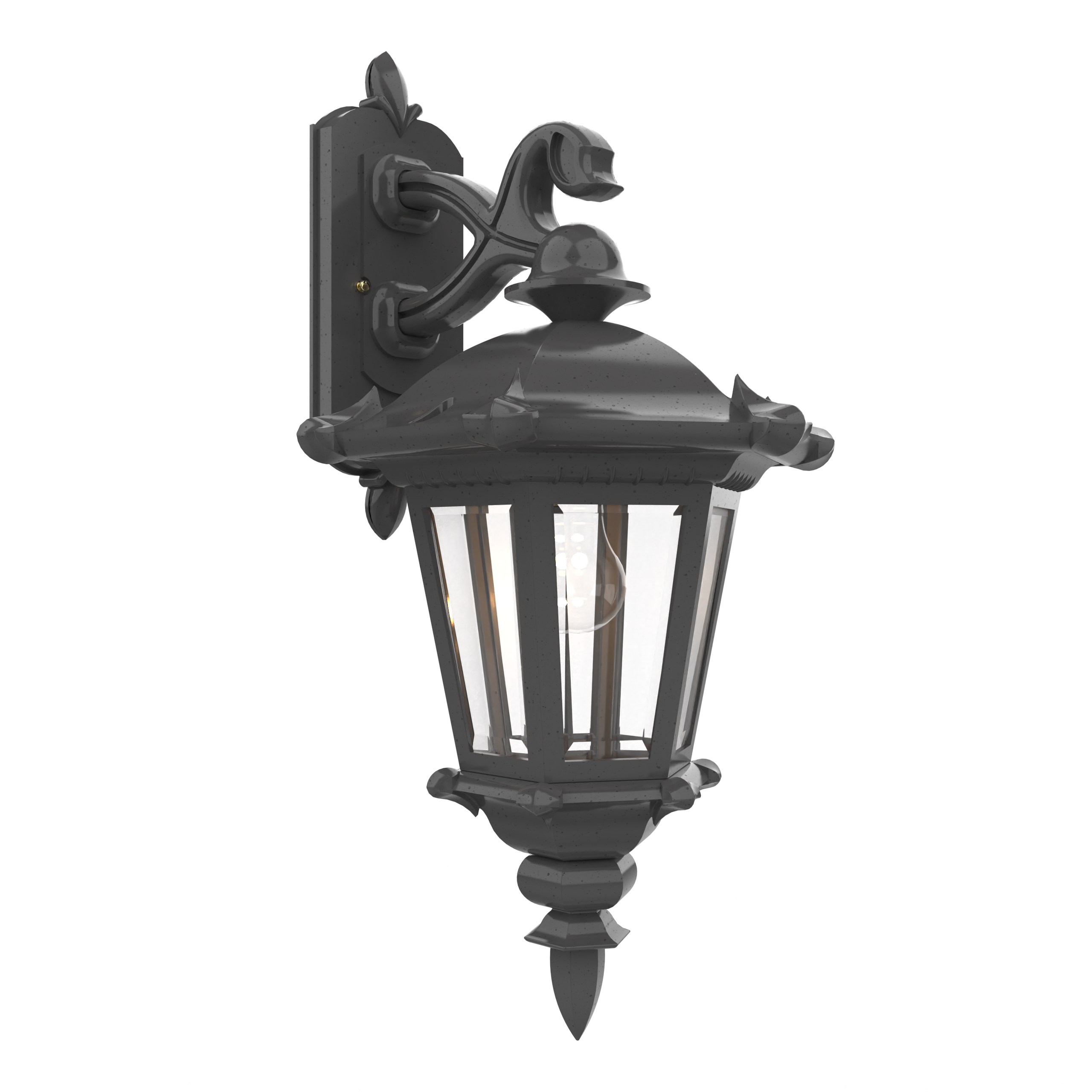 Montpellier - Luminaire mural extérieur montage vers le bas fond fermé format moyen - 23315