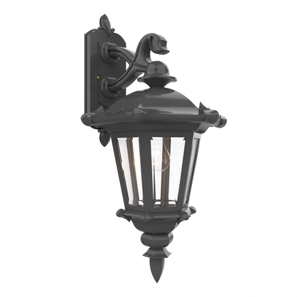 Montpellier - Luminaire mural extérieur montage vers le bas fond fermé format moyen - 23315