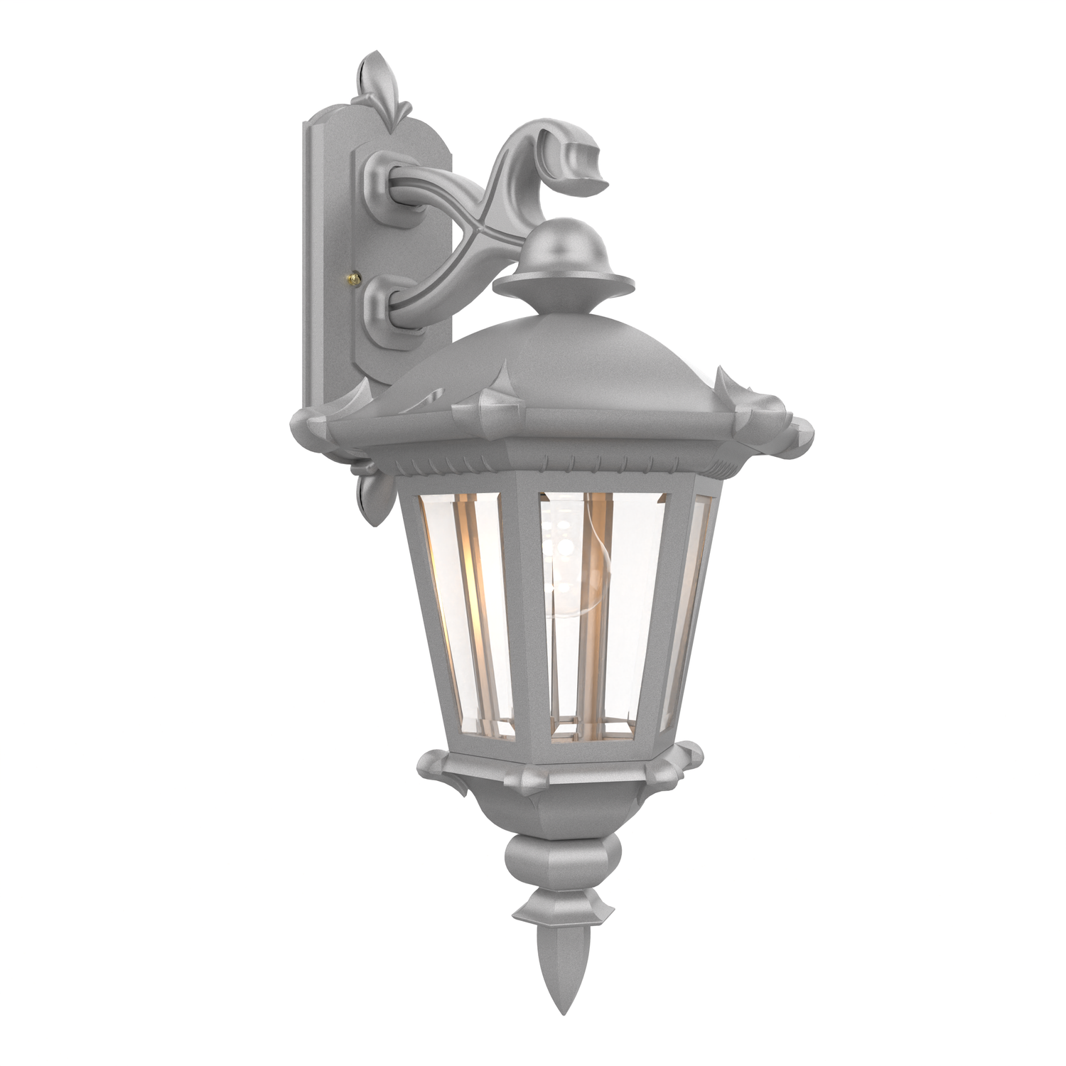 Montpellier - Luminaire mural extérieur montage vers le bas fond fermé format moyen - 23315