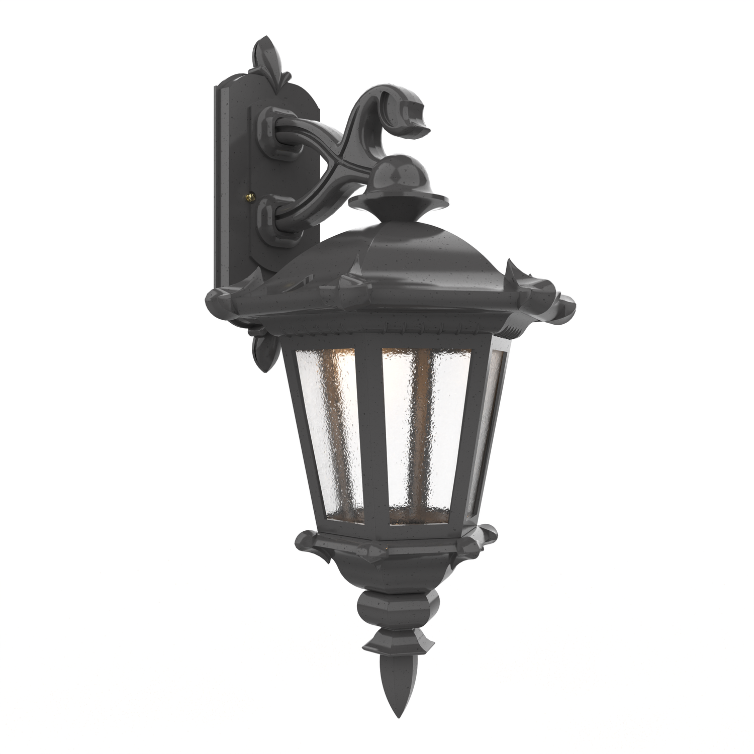 Montpellier - Luminaire mural extérieur montage vers le bas fond fermé format moyen - 23315