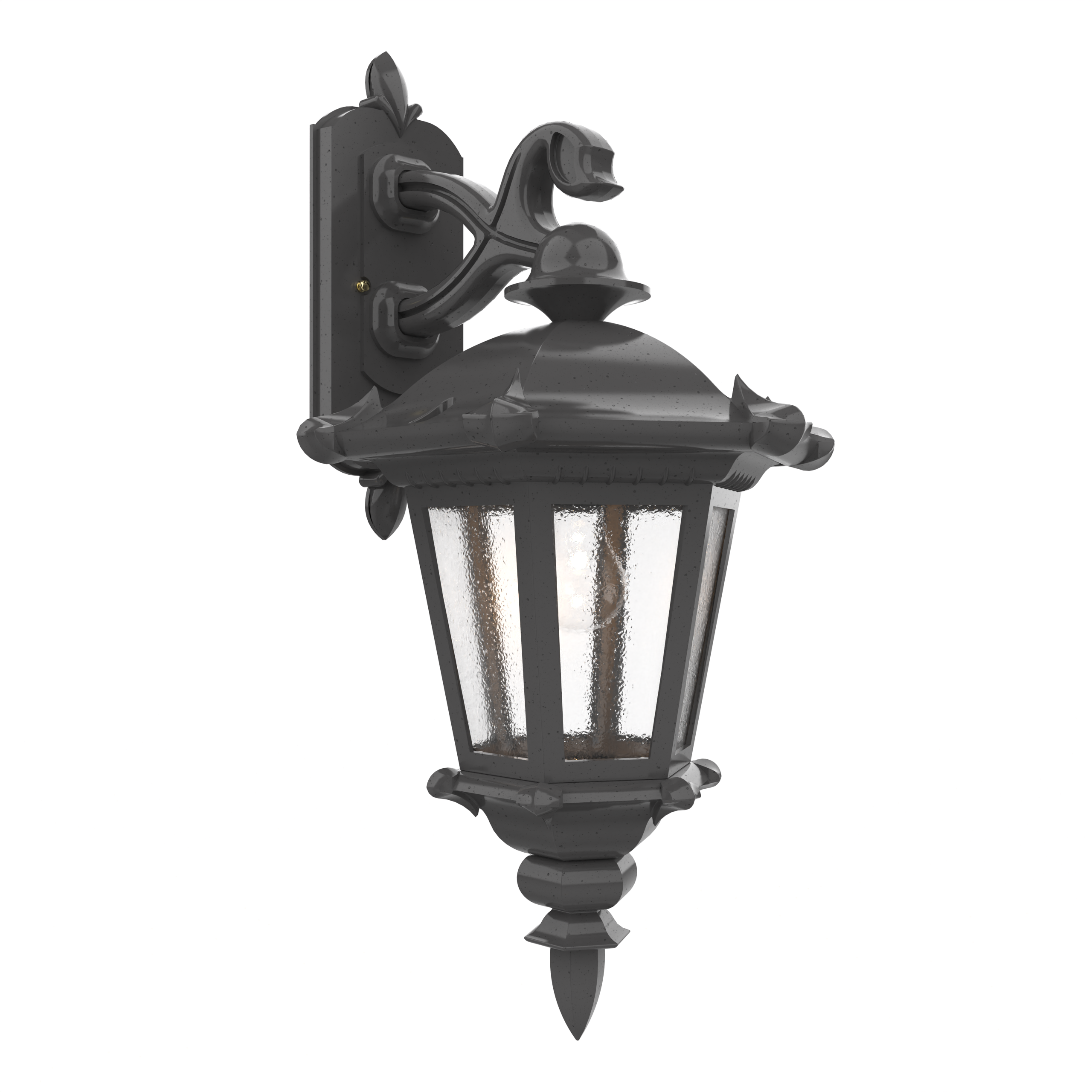 Montpellier - Luminaire mural extérieur montage vers le bas fond fermé format moyen - 23315