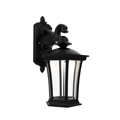 Westminster - Luminaire mural extérieur montage bras décoratif vers le bas fond ouvert format moyen - 23511