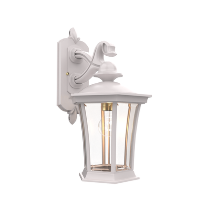 Westminster - Luminaire mural extérieur montage bras décoratif vers le bas fond ouvert format moyen - 23511