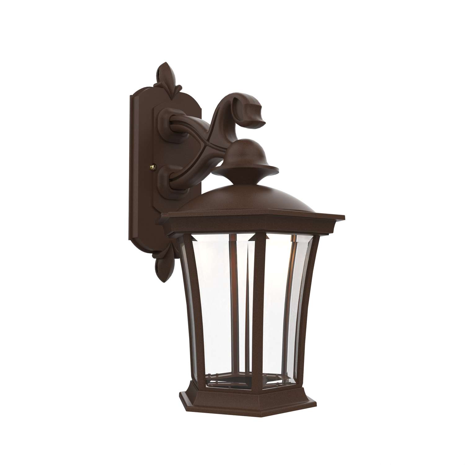 Westminster - Luminaire mural extérieur montage bras décoratif vers le bas fond ouvert format moyen - 23511