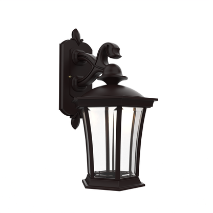 Westminster - Luminaire mural extérieur montage bras décoratif vers le bas fond ouvert format moyen - 23511