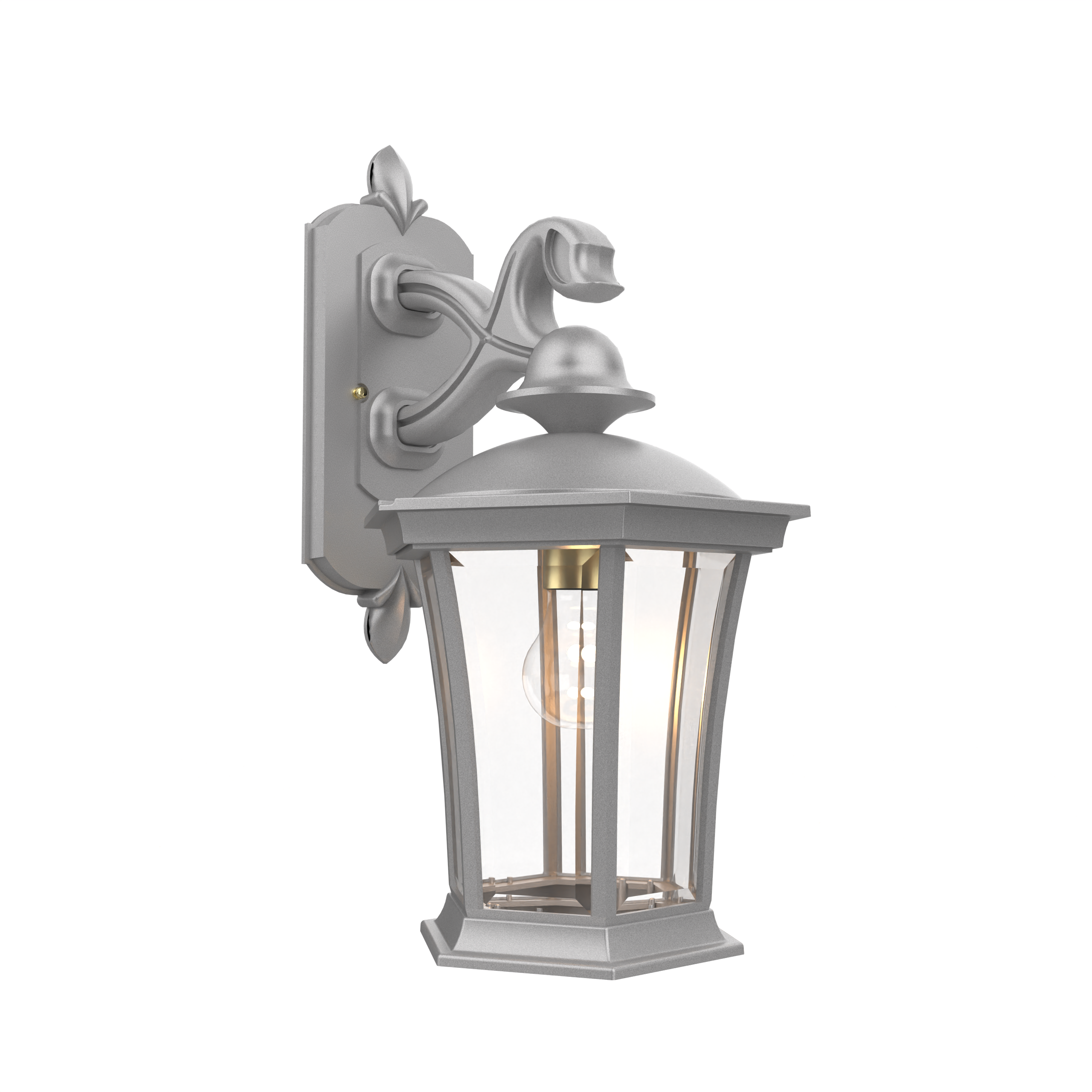 Westminster - Luminaire mural extérieur montage bras décoratif vers le bas fond ouvert format moyen - 23511