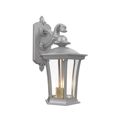 Westminster - Luminaire mural extérieur montage bras décoratif vers le bas fond ouvert format moyen - 23511