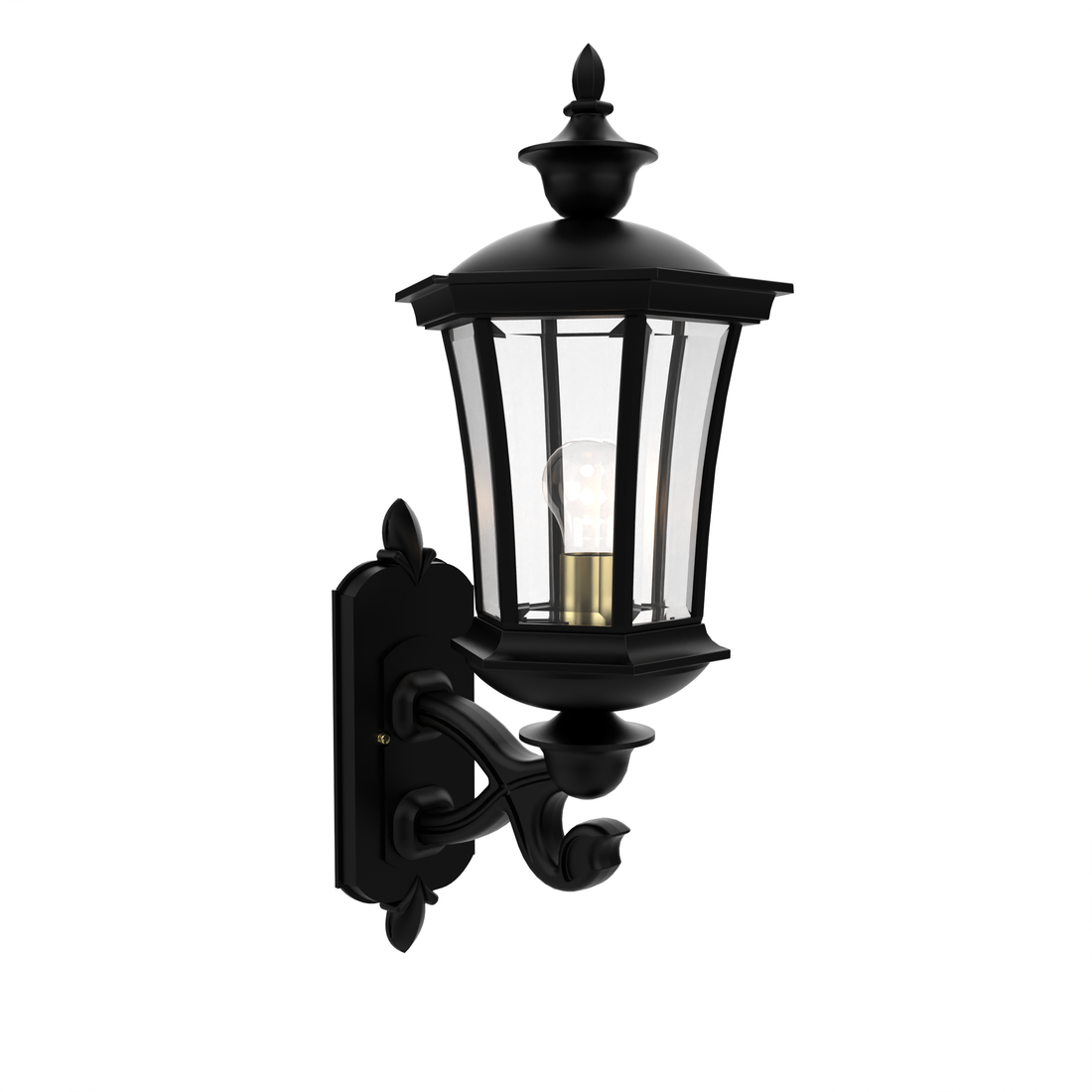 Westminster - Luminaire mural extérieur montage bras décoratif vers le haut format moyen - 23514