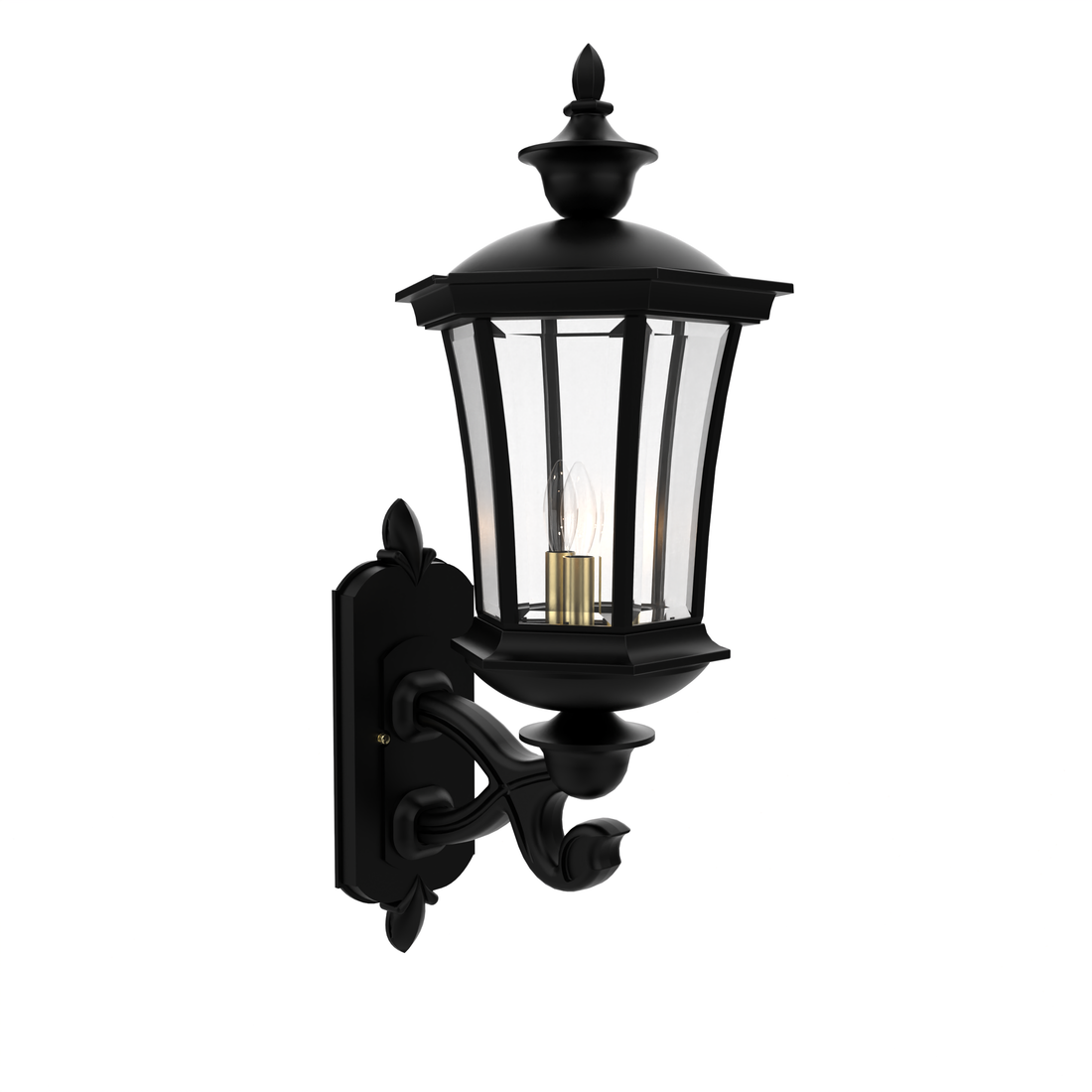 Westminster - Luminaire mural extérieur montage bras décoratif vers le haut format moyen - 23514