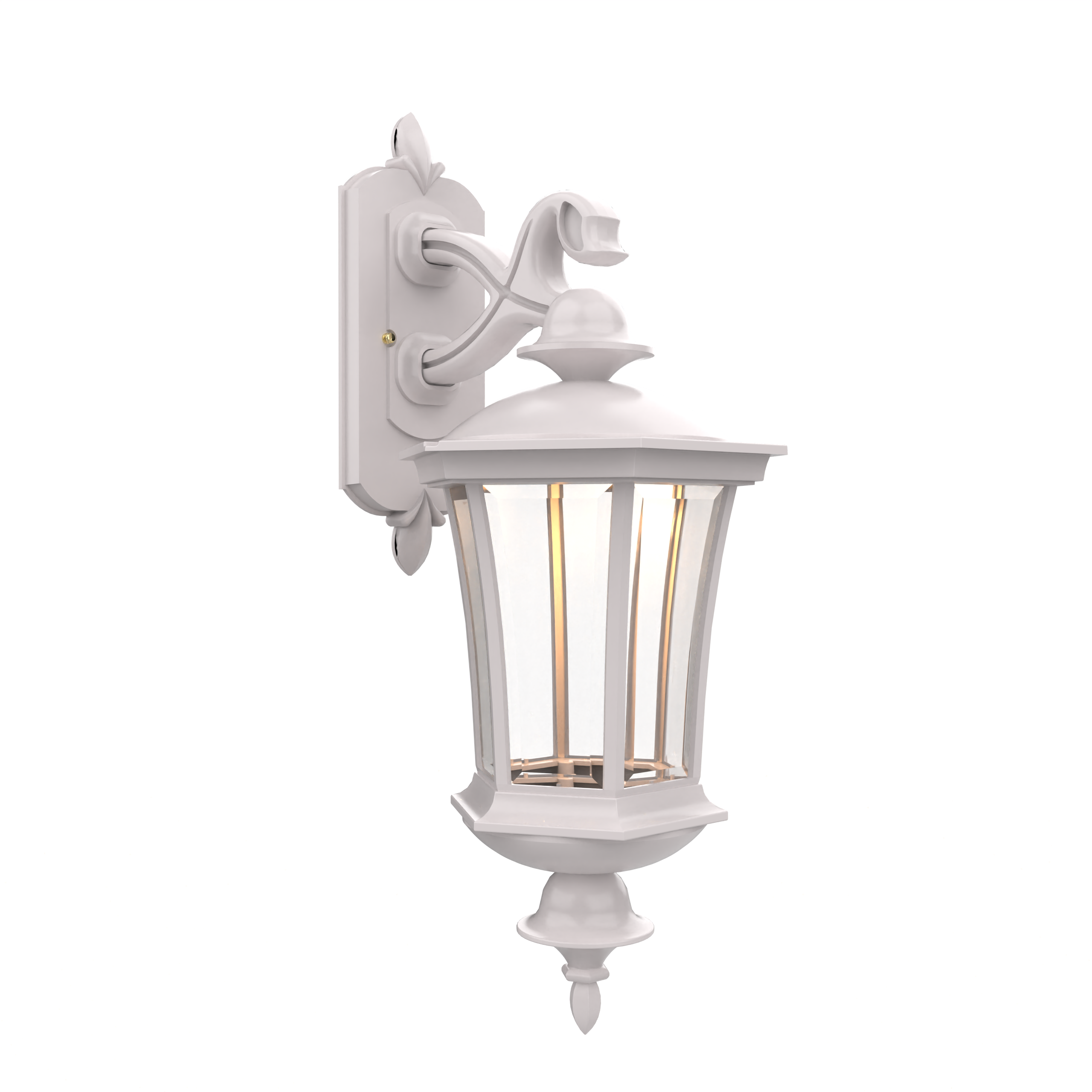 Westminster - Luminaire mural extérieur montage bras décoratif vers le bas fond fermé format moyen - 23515