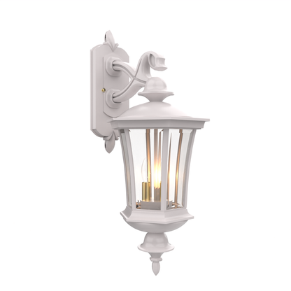 Westminster - Luminaire mural extérieur montage bras décoratif vers le bas fond fermé format moyen - 23515