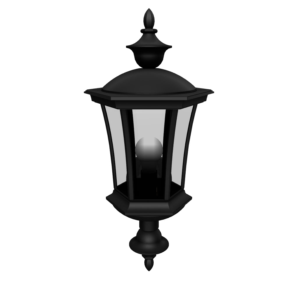 Westminster - Luminaire mural extérieur montage vers le haut format moyen - 23524