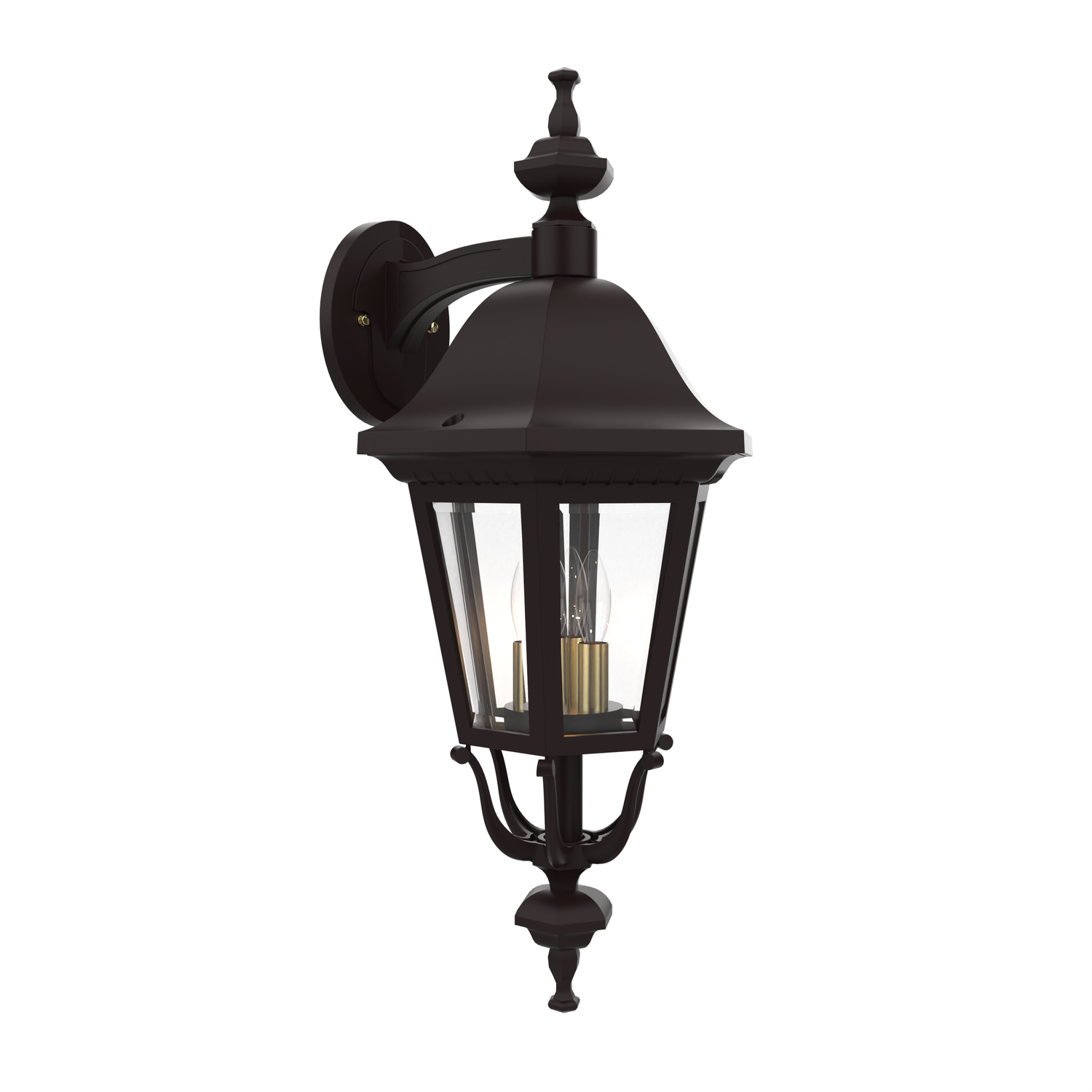 Florence - Luminaire mural extérieur montage vers le bas fond fermé format moyen - 23725