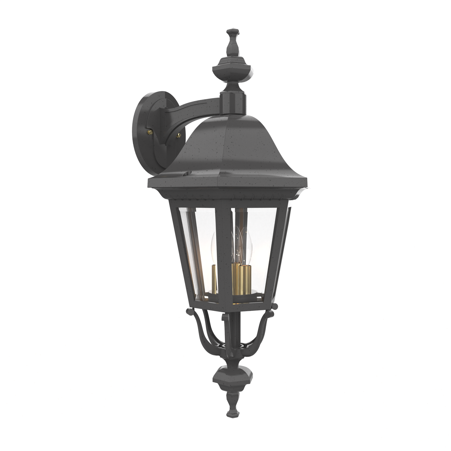 Florence - Luminaire mural extérieur montage vers le bas fond fermé format moyen - 23725