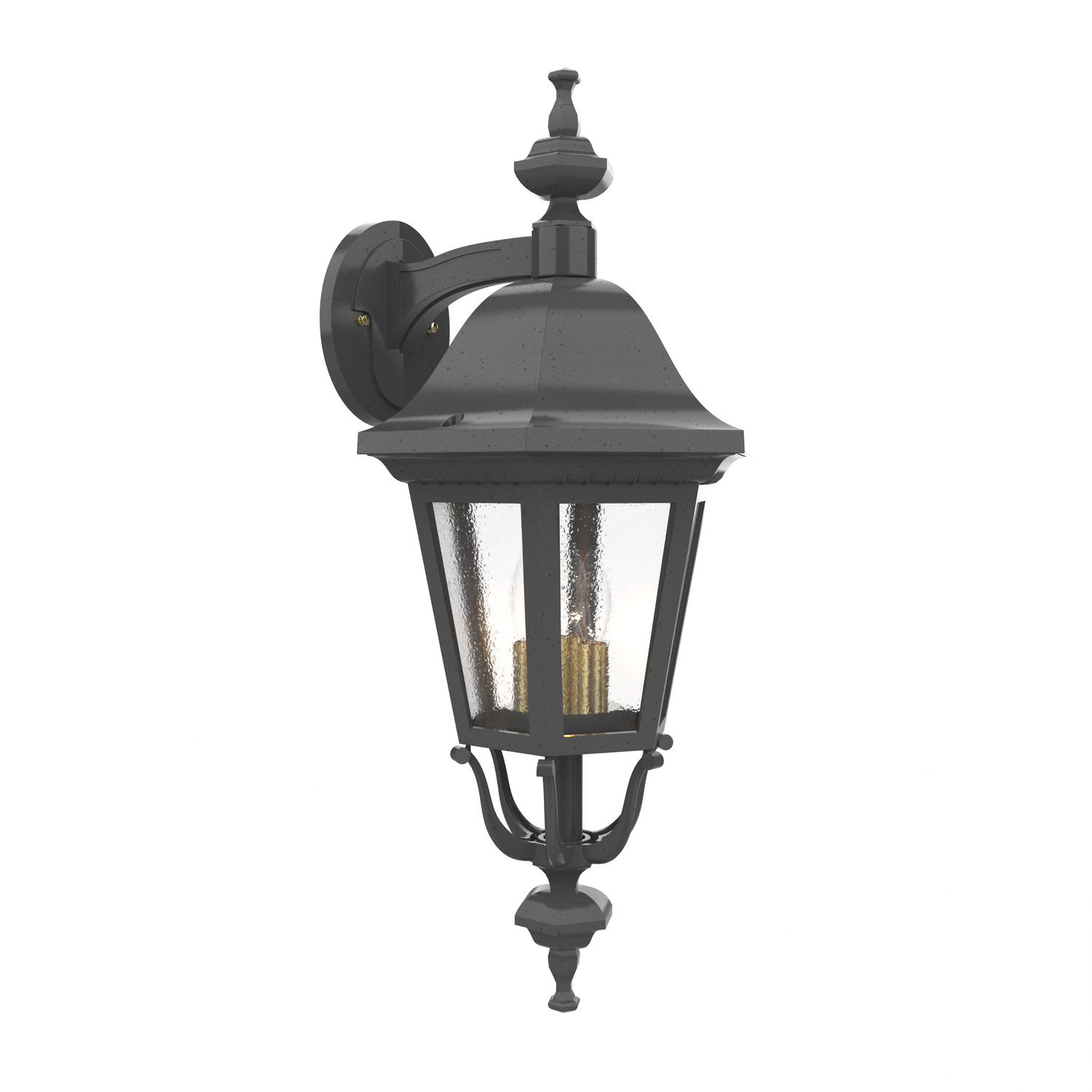 Florence - Luminaire mural extérieur montage vers le bas fond fermé format moyen - 23725