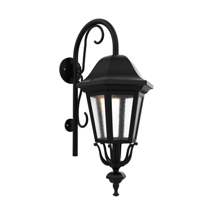 Florence - Luminaire mural extérieur montage vers le bas avec canne fond fermé format moyen - 23798