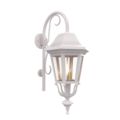 Florence - Luminaire mural extérieur montage vers le bas avec canne fond fermé format moyen - 23798