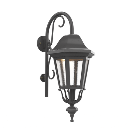 Florence - Luminaire mural extérieur montage vers le bas avec canne fond fermé format moyen - 23798