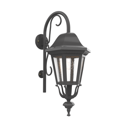 Florence - Luminaire mural extérieur montage vers le bas avec canne fond fermé format moyen - 23798