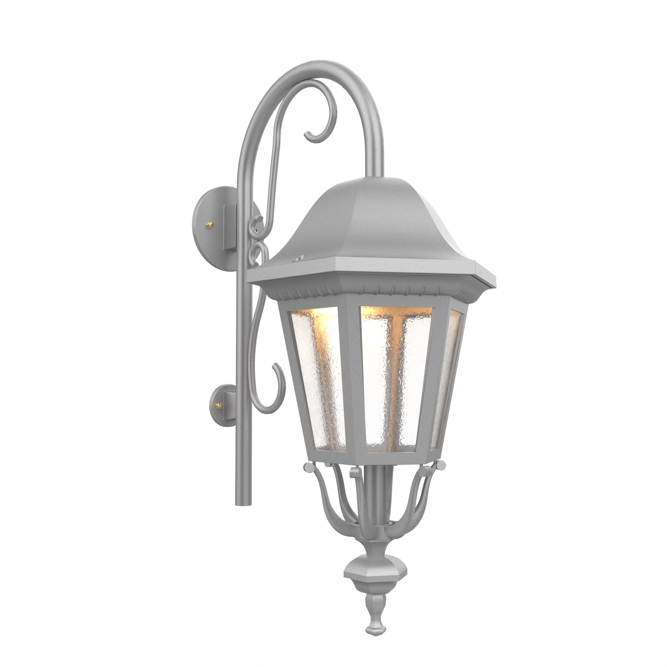 Florence - Luminaire mural extérieur montage vers le bas avec canne fond fermé format moyen - 23798