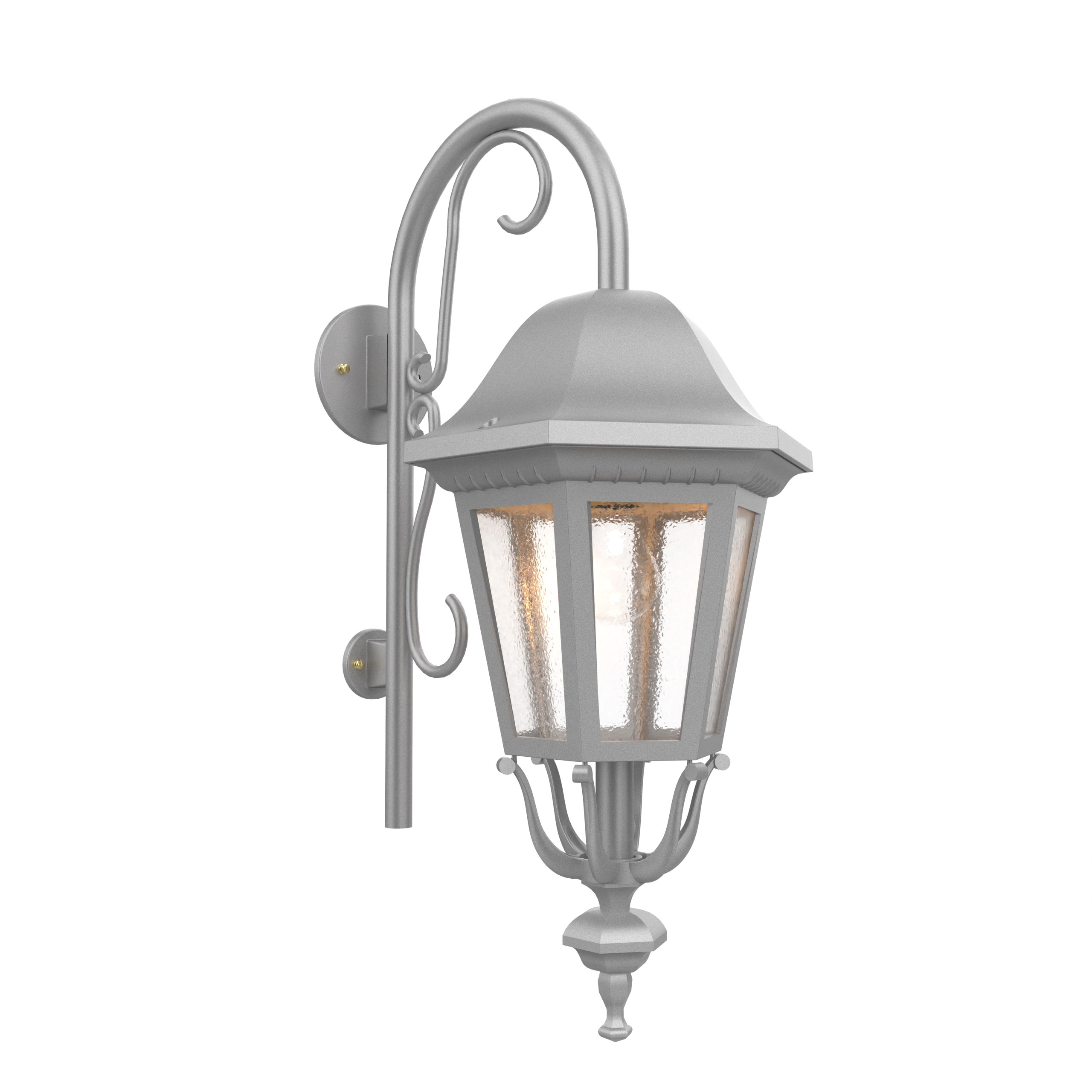 Florence - Luminaire mural extérieur montage vers le bas avec canne fond fermé format moyen - 23798