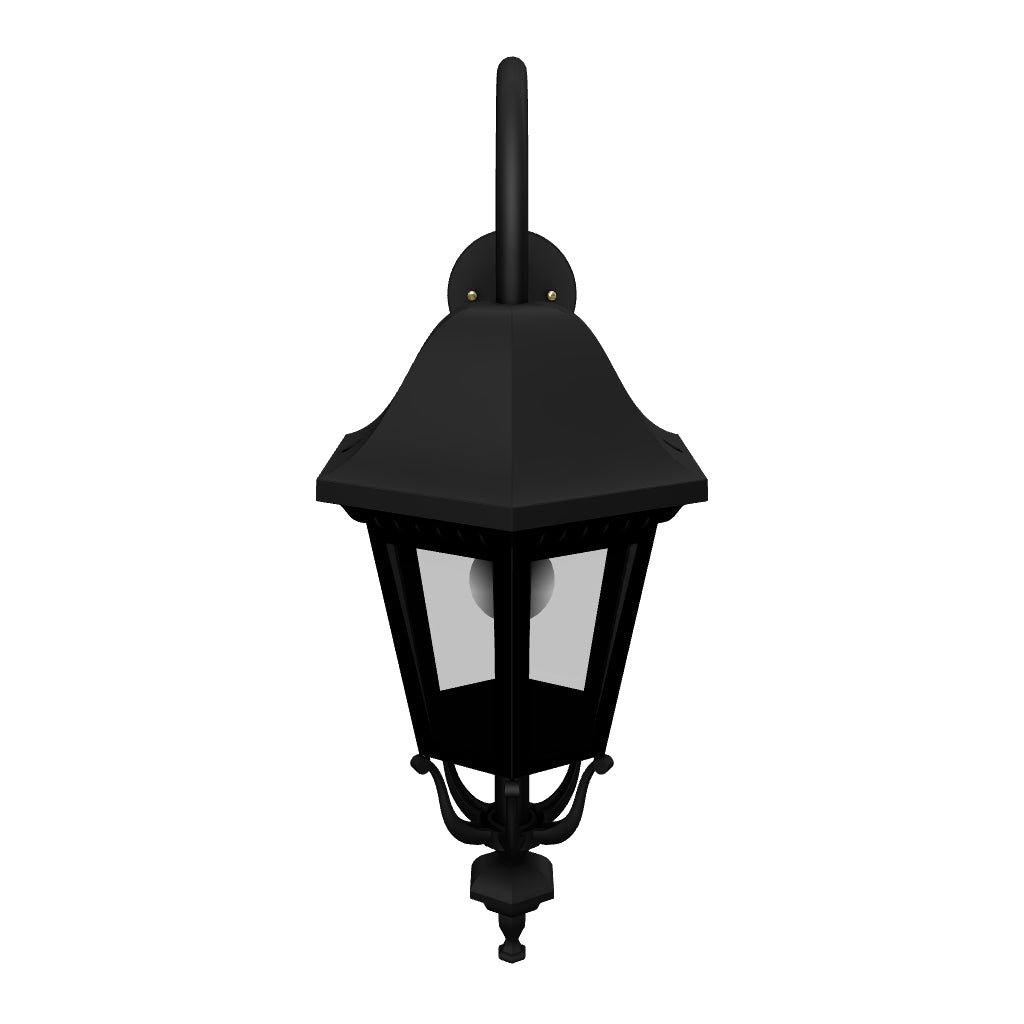 Florence - Luminaire mural extérieur montage vers le bas avec canne fond fermé format moyen - 23798