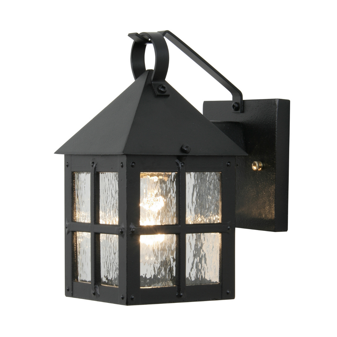 Montebello - Luminaire mural extérieur montage vers la bas fond ouvert format moyen - 24327