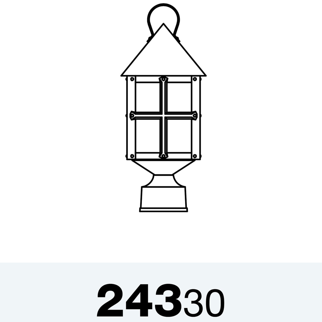 Montebello - Tête de poteau format moyen - 24330