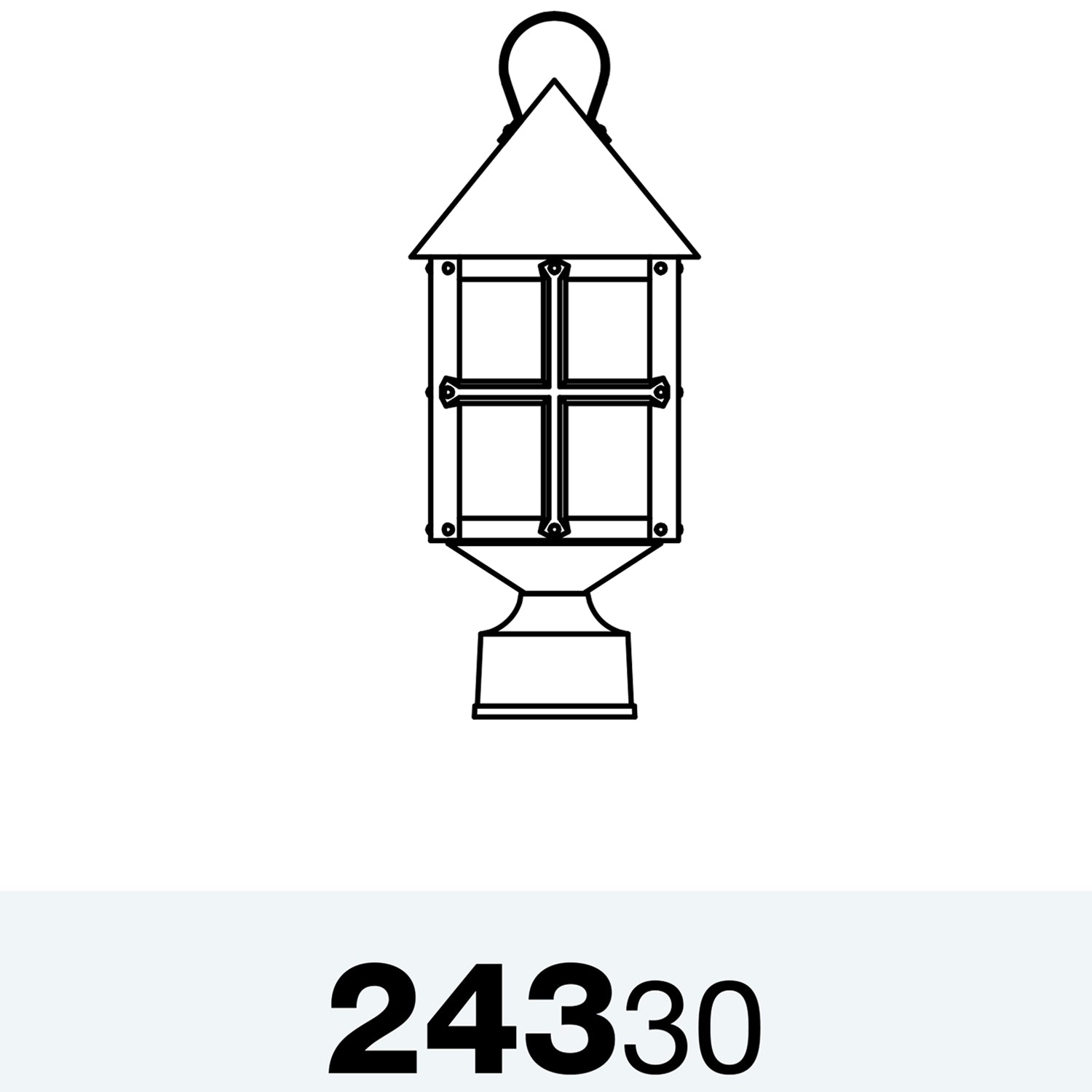 Montebello - Tête de poteau format moyen - 24330