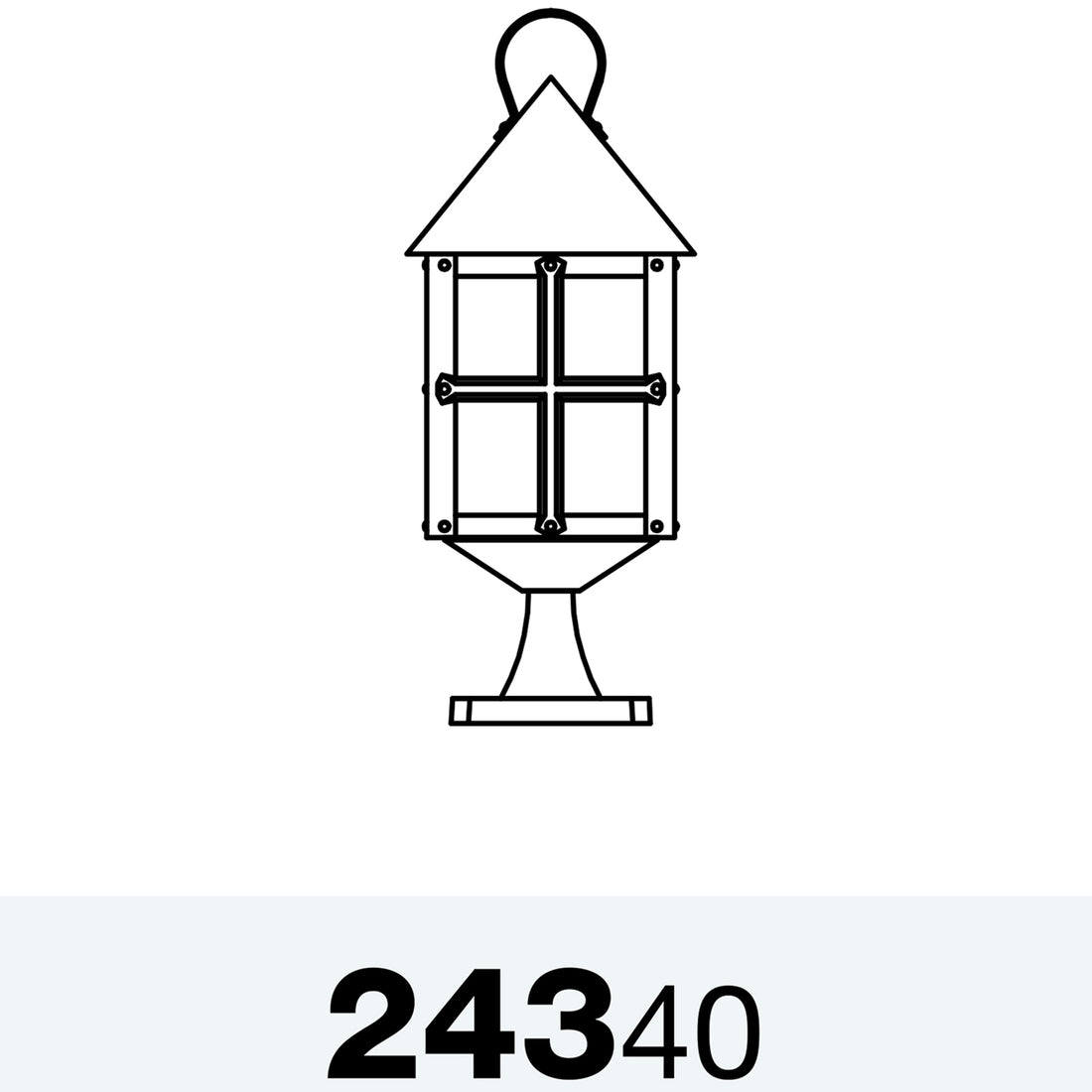 Montebello - Montage sur piédestal format moyen - 24340