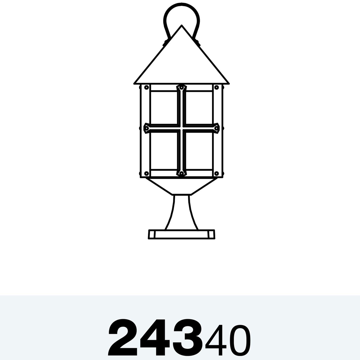 Montebello - Montage sur piédestal format moyen - 24340