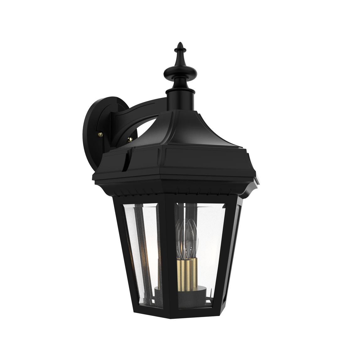 Oxford - Luminaire mural extérieur montage vers le bas fond ouvert format moyen - 24821