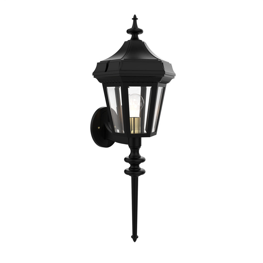 Oxford - Luminaire mural extérieur montage vers le haut avec longue tige format moyen - 24822