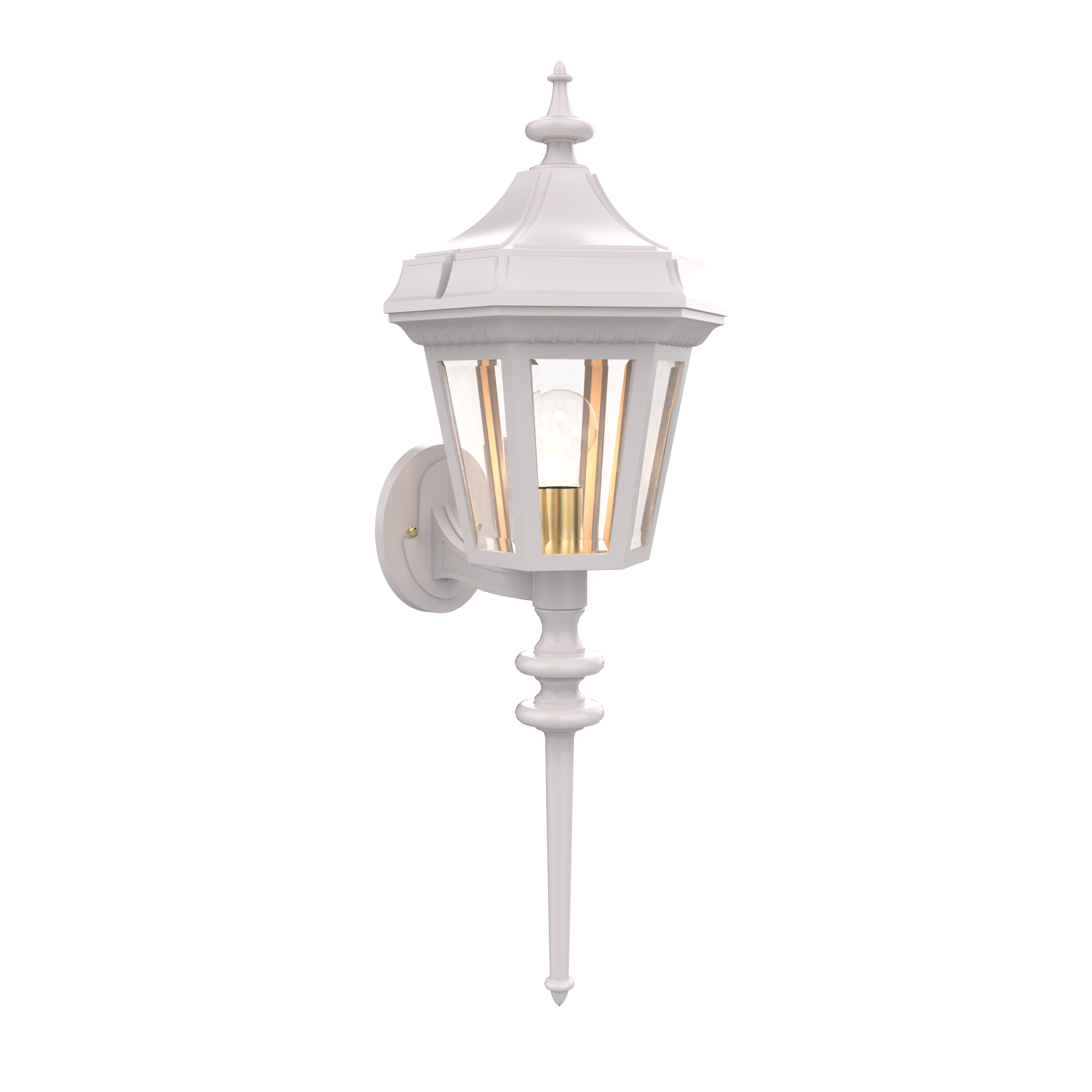 Oxford - Luminaire mural extérieur montage vers le haut avec longue tige format moyen - 24822