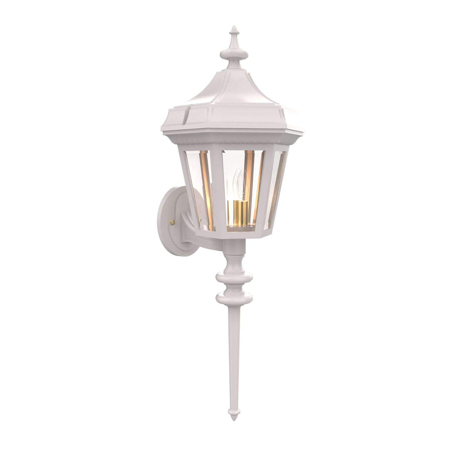 Oxford - Luminaire mural extérieur montage vers le haut avec longue tige format moyen - 24822